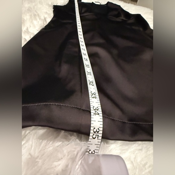 By Anthropologie Dark Brown Sleeveless Square Neck Mini Dress | NWT | Size 10 - Picture 15 of 15